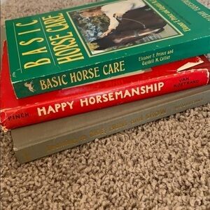 Vintage horse books lot of 3